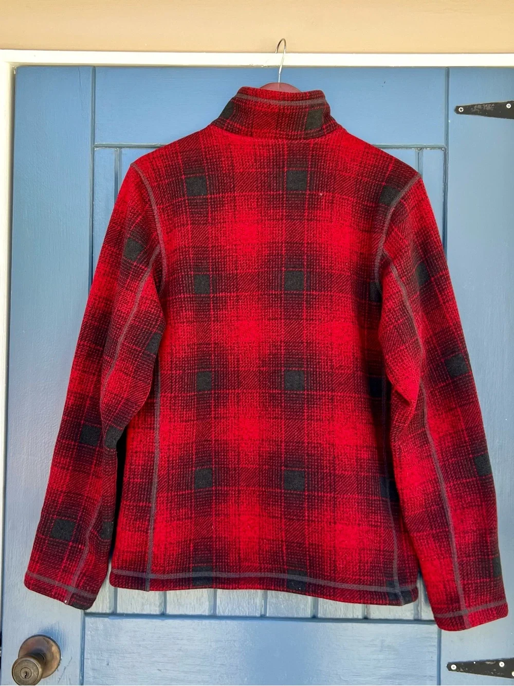 The North Face Red Black Plaid Gordon Lyons Fleece Men’s Size S